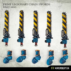 Kromlech Prime Legionaries CCW Arms: Chain Swords [right] (5) New - Tistaminis
