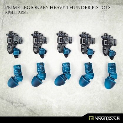 Kromlech Prime Legionaries CCW Arms: Heavy Thunder Pistols [right] (5) New - Tistaminis