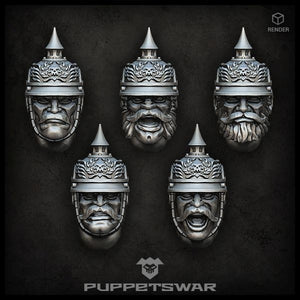 Puppets War Prussian Troopers Heads New - Tistaminis
