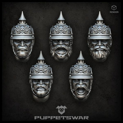 Puppets War Prussian Troopers Heads New - Tistaminis