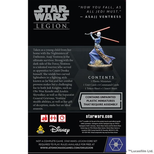 Star Wars Legion: Asajj Ventress Operative Expansion - Tistaminis