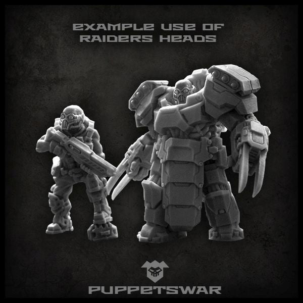 Puppets War Raiders heads New - Tistaminis