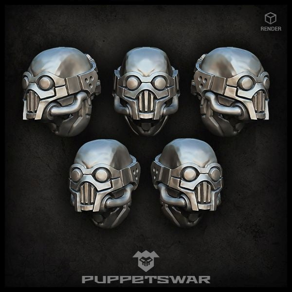 Puppets War Raiders heads New - Tistaminis