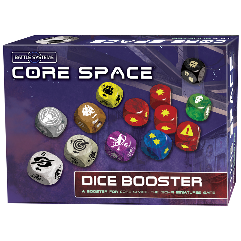 BATTLE SYSTEMS TERRAIN - CORE SPACE DICE BOOSTER NEW - Tistaminis