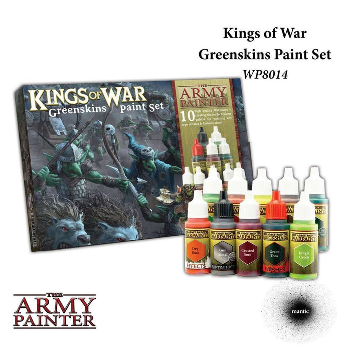 Warpaints Kings of War Greenskins Paint Set - TISTA MINIS