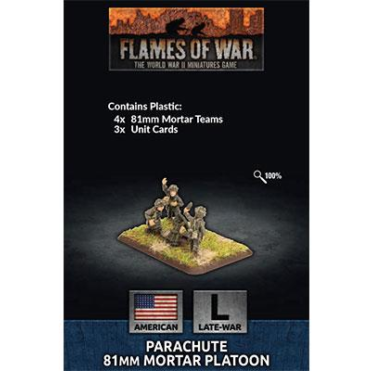 Flames Of War American Parachute 81mm Mortar Platoon New - Tistaminis