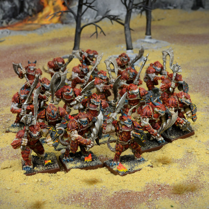 Kings of War - Forces of Nature Salamander Regiment New - Tistaminis