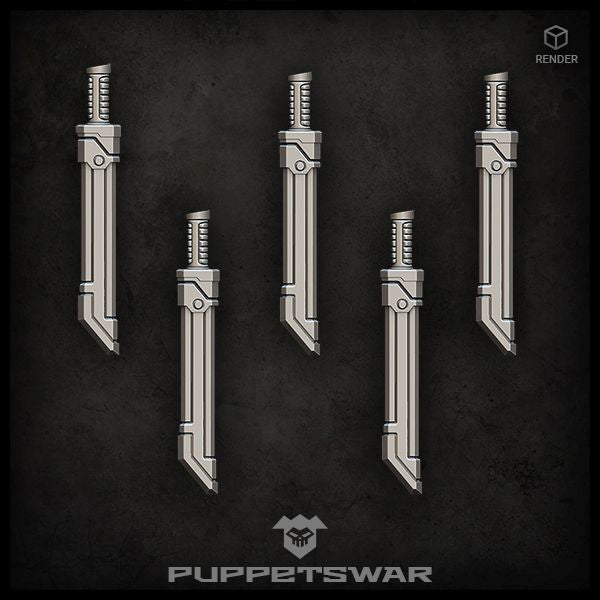 Puppets War Swords Scabbards New - Tistaminis