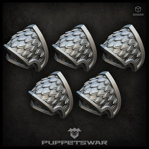 Puppets War Scales shoulder pads New - Tistaminis