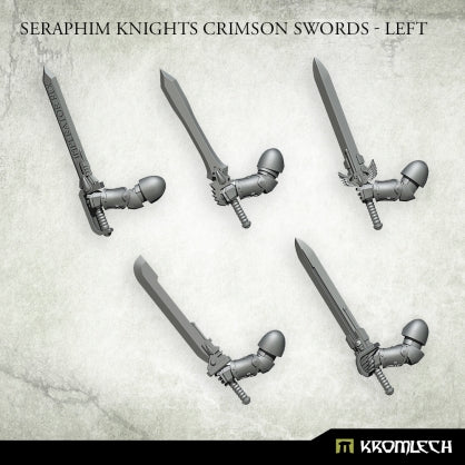 Kromlech Seraphim Knights Crimson Swords - Left (5) New - Tistaminis