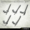 Kromlech Seraphim Knights Crimson Swords - Right (5) New - Tistaminis