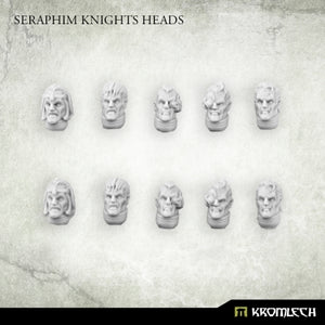 Kromlech Seraphim Knights Heads (10) New - Tistaminis