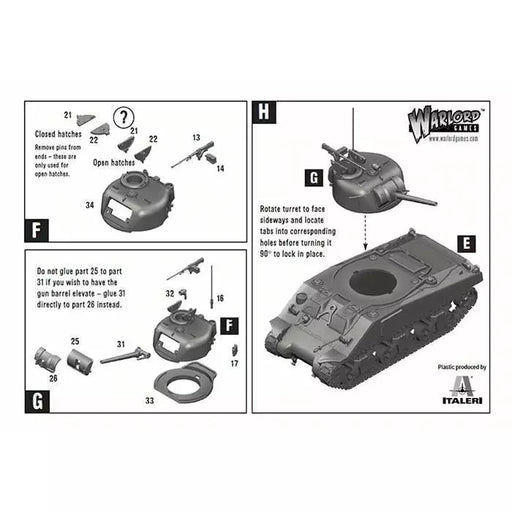 Bolt Action M4 Sherman Medium Tank New - Tistaminis