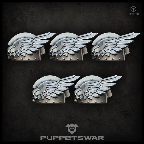 Puppets War H.I. Demonwing Shoulder Pads (left) New - Tistaminis