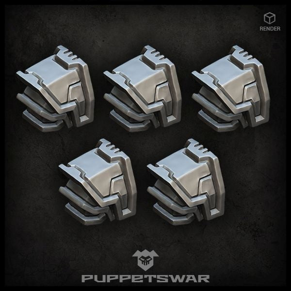 Puppets War Commander Shoulder Pads New - Tistaminis