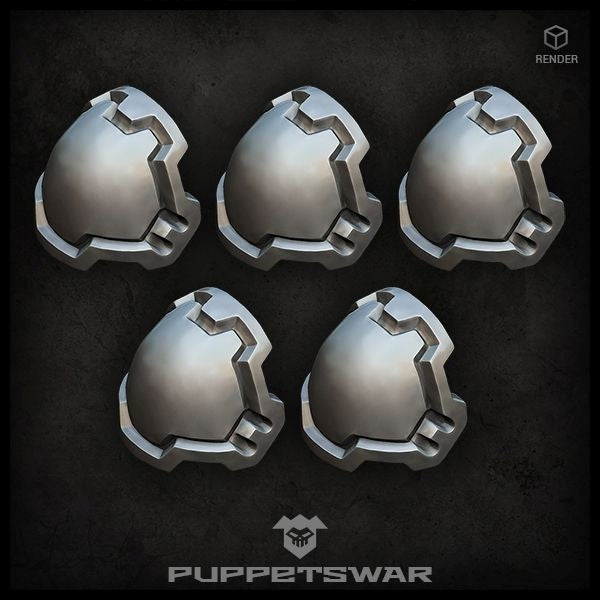 Puppets War H.I. Ranger shoulder pads New - Tistaminis