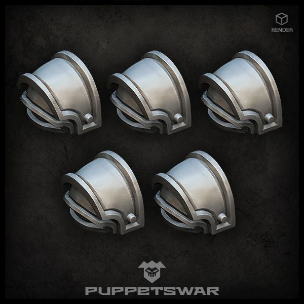 Puppets War H.I. Praetorian Shoulder Pads New - Tistaminis