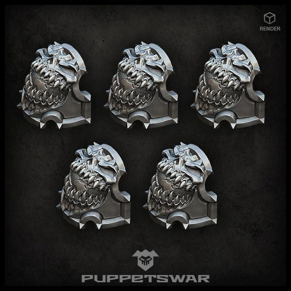 Puppets War Planet Devourer Shoulder Pads New - Tistaminis