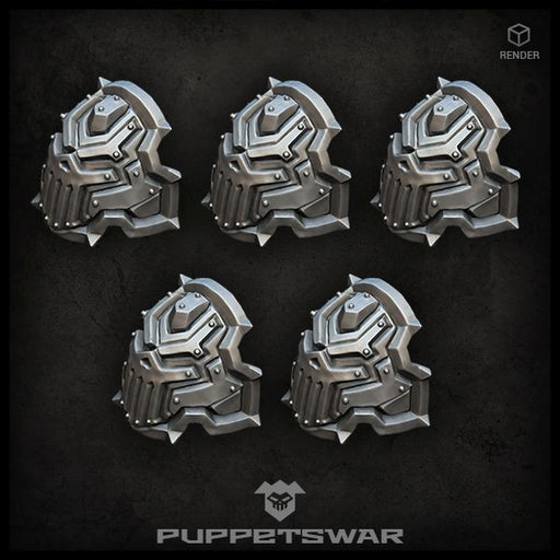 Puppets War Iron Skull Shoulder Pads New - Tistaminis