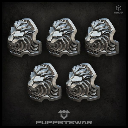 Puppets War H.I. Lion Shoulder Pads New - Tistaminis