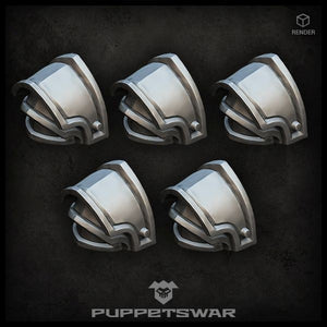 Puppets War H.I. Gothic Shoulder Pads New - Tistaminis