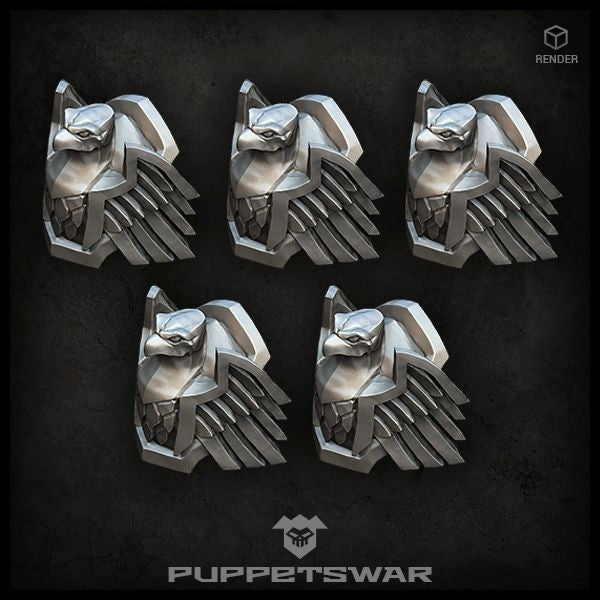 Puppets War H.I. Eagle Shoulder Pads New - Tistaminis