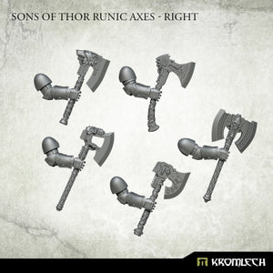 Kromlech Sons of Thor Runic Axes - Right New - Tistaminis