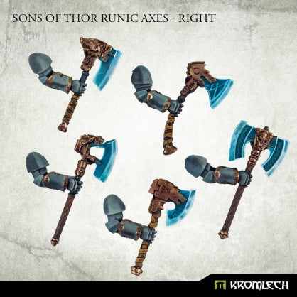 Kromlech Sons of Thor Runic Axes - Right New - Tistaminis