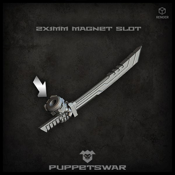 Puppets War Storm Katanas [left] New - Tistaminis