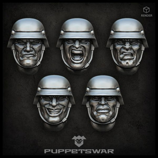 Puppets War Sturmpioniere heads New - Tistaminis