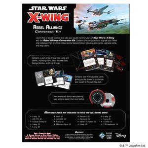 Star Wars X-Wing 2nd Ed: Rebel Alliance Conversion Kit New - Tistaminis