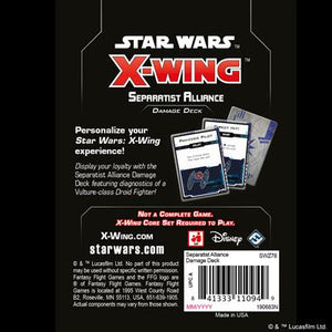 Star Wars X-Wing 2nd Ed: Separatist Damage Deck New - Tistaminis