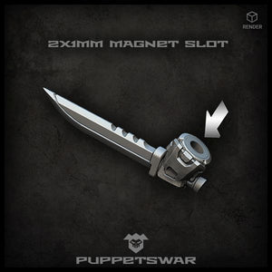 Puppets War Tactical Swords [left] New - Tistaminis