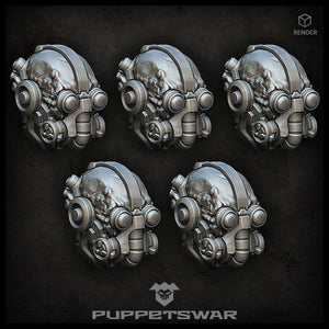 Puppets War Tech Warrior heads New - Tistaminis
