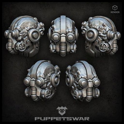 Puppets War Tech Warrior heads New - Tistaminis