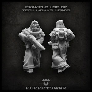 Puppets War Tech Monks heads New - Tistaminis