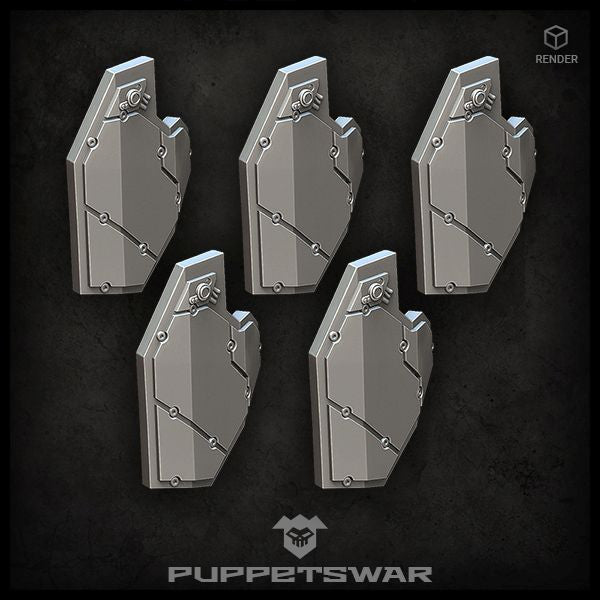 Puppets War Tech Shields (left) New - Tistaminis