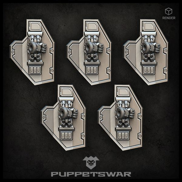 Puppets War Tech Shields (left) New - Tistaminis