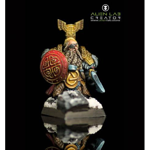 Alien Lab Miniatures 28MM DWARF LORD BALZUD New - Tistaminis