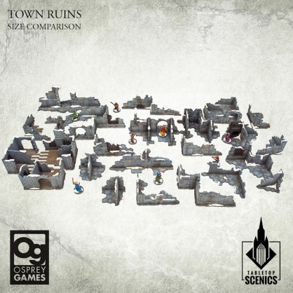 Kromlech Frostgrave MDF Terrain	Town Ruins New - Tistaminis