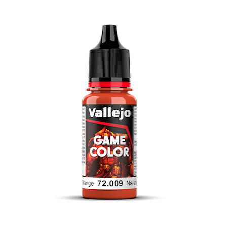 Vallejo Game Colour Paint Game Color Hot Orange (72.009) - Tistaminis