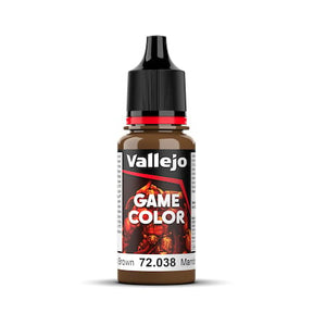 Vallejo Game Colour Paint Game Color Scrofulous Brown (72.038) - Tistaminis