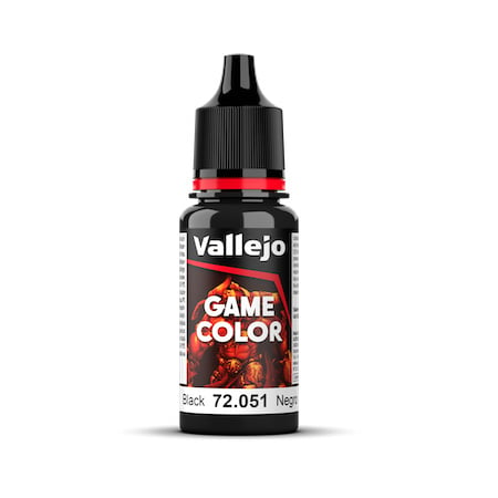 Vallejo Game Colour Paint Game Color Black (72.051) - Tistaminis