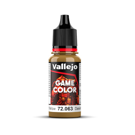 Vallejo Game Colour Paint Game Color Desert Yellow (72.063) - Tistaminis