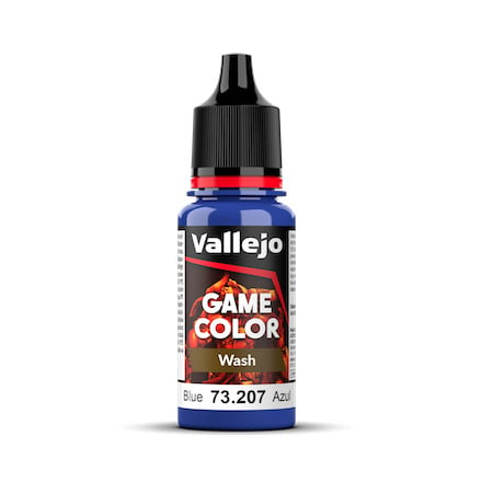 Vallejo Game Colour Paint Game Color Blue Wash (73.207) - Tistaminis