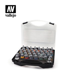 Vallejo Wizkids Premium Paint Sets: Intermediate Case - 40 Colors (VAL80261) New - Tistaminis