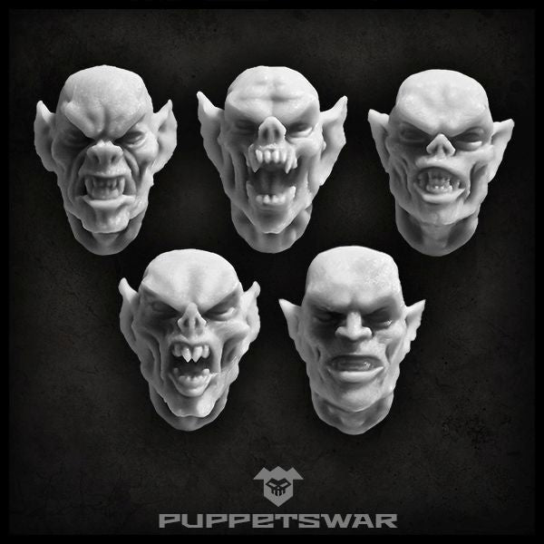 Puppets War Frenzy Vampire heads New - Tistaminis