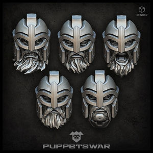 Puppets War Viking Heads New - Tistaminis