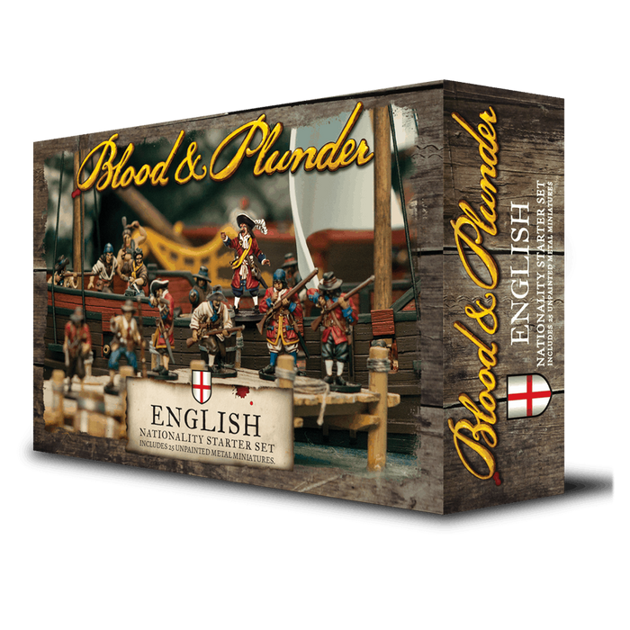 Blood & Plunder English Nationality Starter Set New - Tistaminis