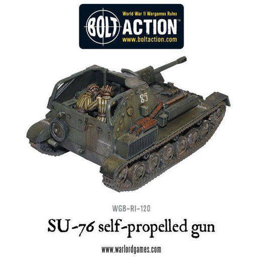 Bolt Action Soviet SU-76 Self Propelled Gun New - WGB-RI-120 - Tistaminis